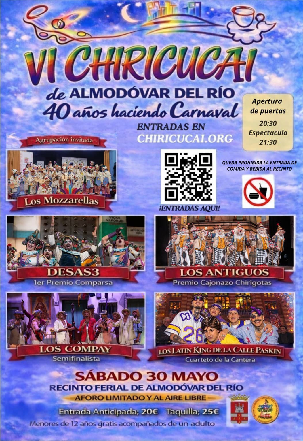 Cartel Oficial Chiricucai 2026